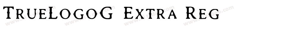 TrueLogoG-Extra Reg字体转换